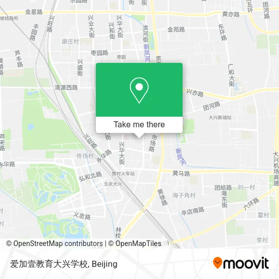 爱加壹教育大兴学校 map