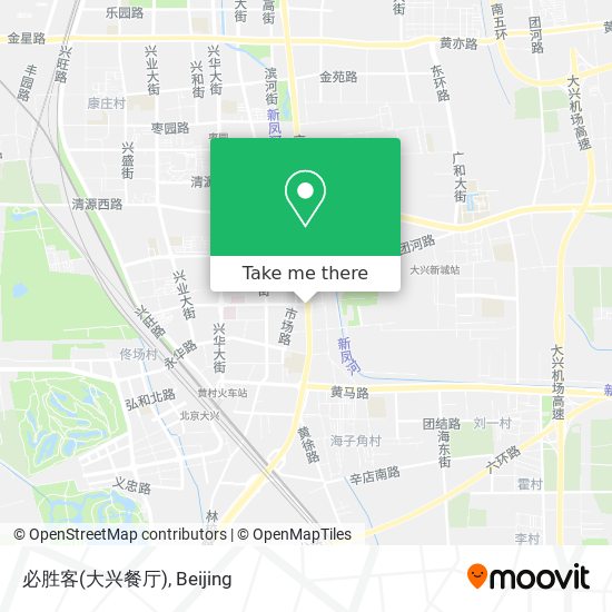 必胜客(大兴餐厅) map