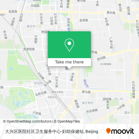 大兴区医院社区卫生服务中心-妇幼保健站 map