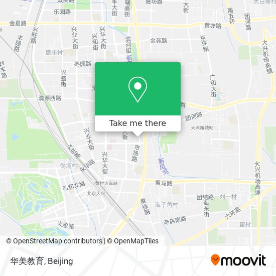 华美教育 map