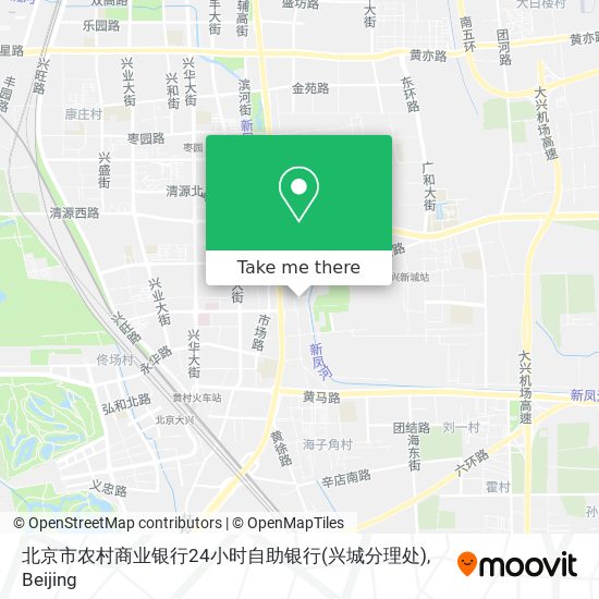 北京市农村商业银行24小时自助银行(兴城分理处) map