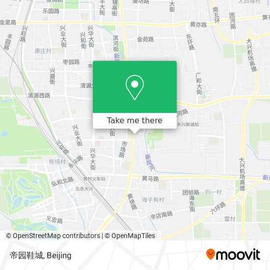 帝园鞋城 map
