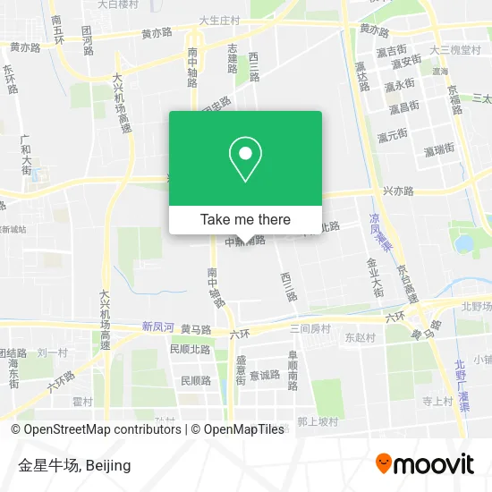 金星牛场 map
