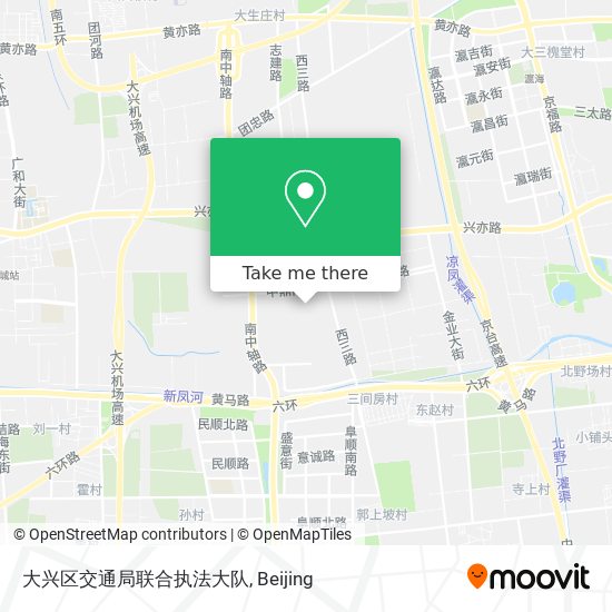 大兴区交通局联合执法大队 map