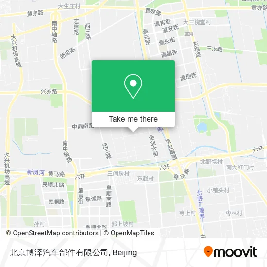 北京博泽汽车部件有限公司 map