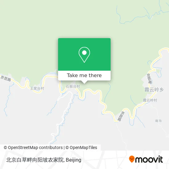 北京白草畔向阳坡农家院 map
