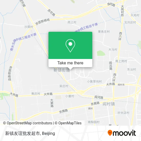 新镇友谊批发超市 map