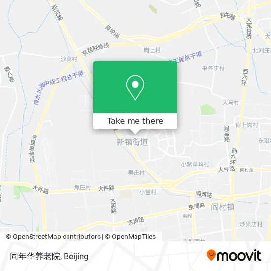同年华养老院 map
