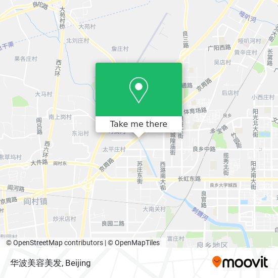 华波美容美发 map