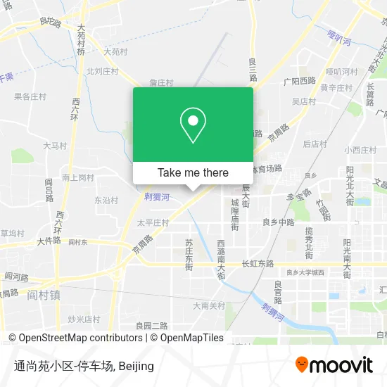 通尚苑小区-停车场 map