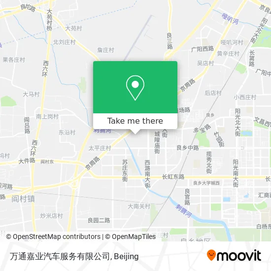 万通嘉业汽车服务有限公司 map