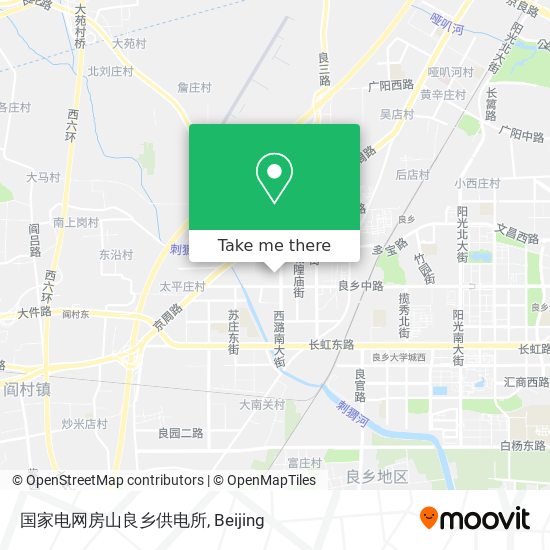 国家电网房山良乡供电所 map