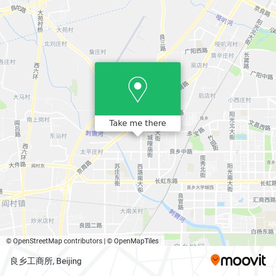 良乡工商所 map