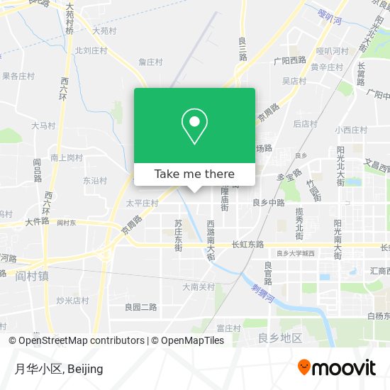 月华小区 map
