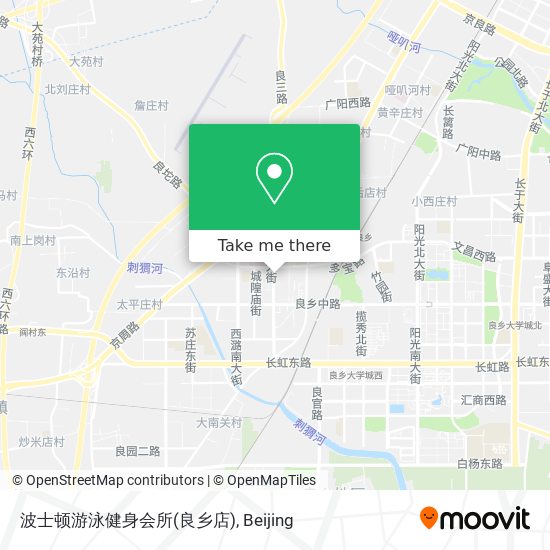 波士顿游泳健身会所(良乡店) map