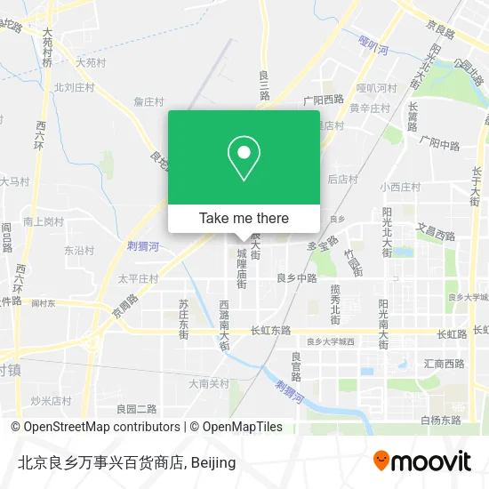 北京良乡万事兴百货商店 map