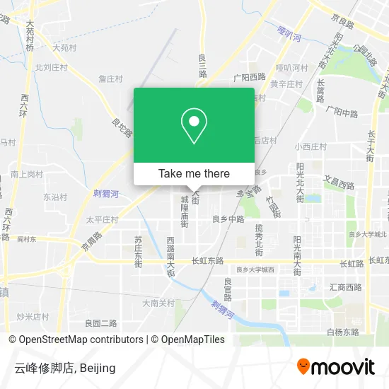 云峰修脚店 map