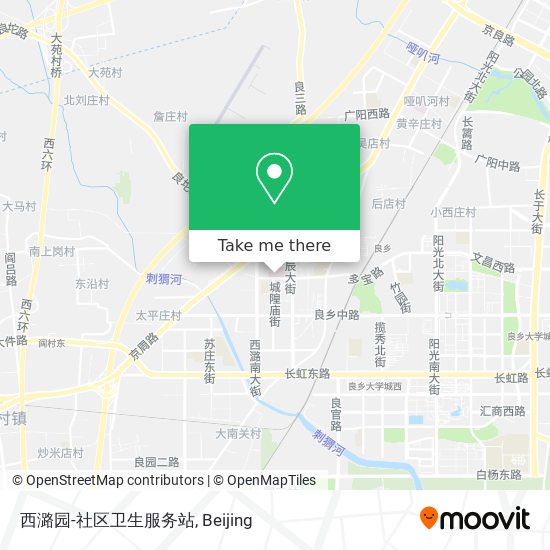 西潞园-社区卫生服务站 map