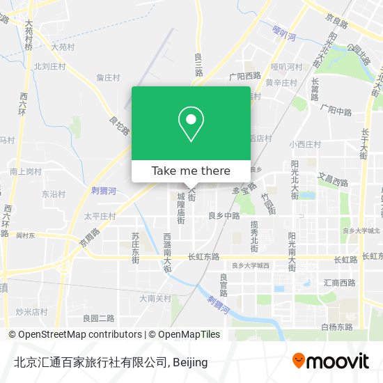 北京汇通百家旅行社有限公司 map