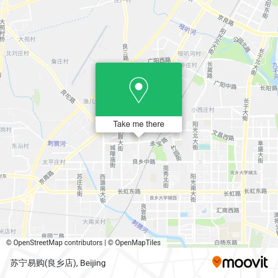 苏宁易购(良乡店) map