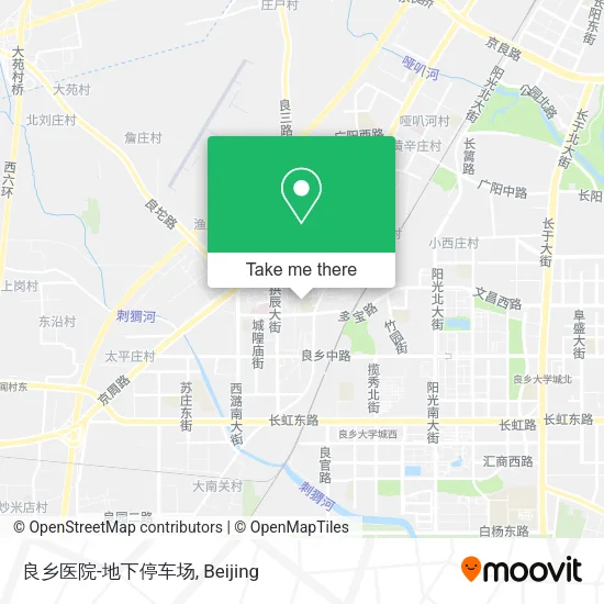 良乡医院-地下停车场 map