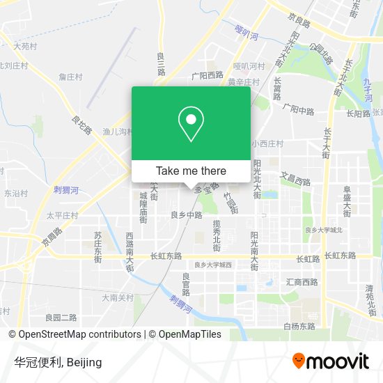 华冠便利 map