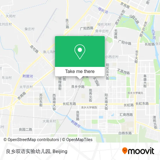 良乡双语实验幼儿园 map