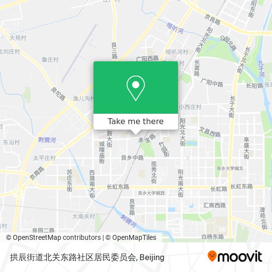 拱辰街道北关东路社区居民委员会 map