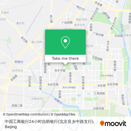 中国工商银行24小时自助银行(北京良乡中路支行) map