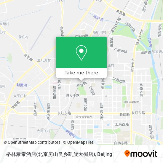 格林豪泰酒店(北京房山良乡凯旋大街店) map