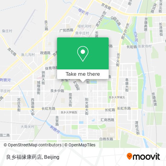 良乡福缘康药店 map