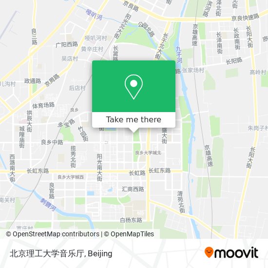 北京理工大学音乐厅 map