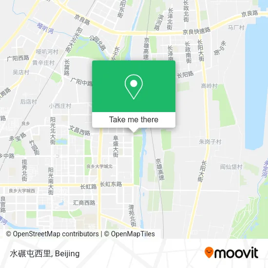 水碾屯西里 map
