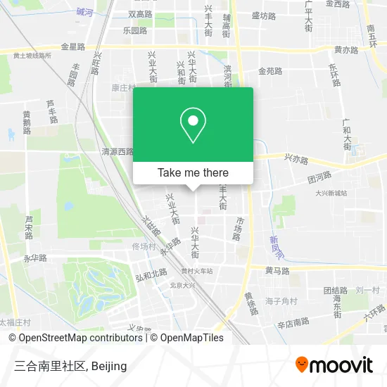 三合南里社区 map