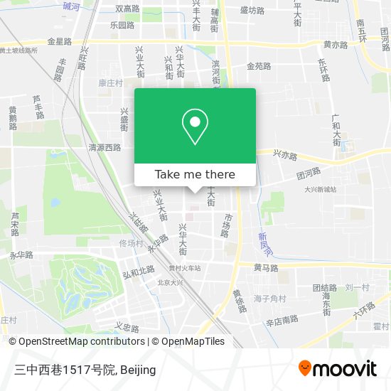三中西巷1517号院 map