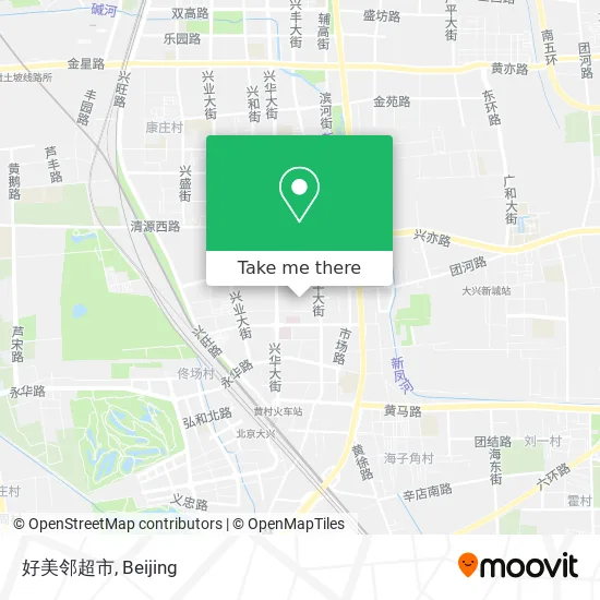 好美邻超市 map