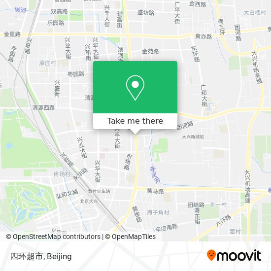 四环超市 map
