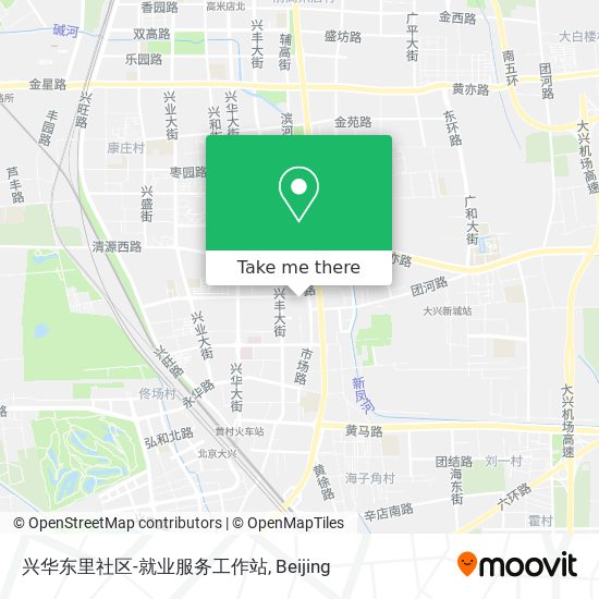 兴华东里社区-就业服务工作站 map