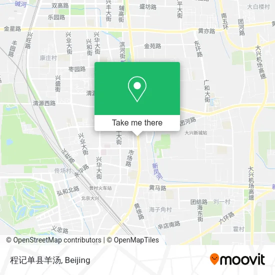 程记单县羊汤 map