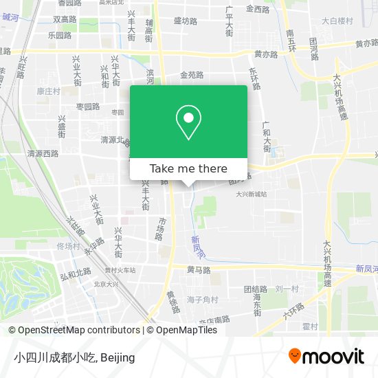 小四川成都小吃 map
