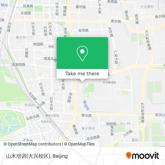 山木培训(大兴校区) map
