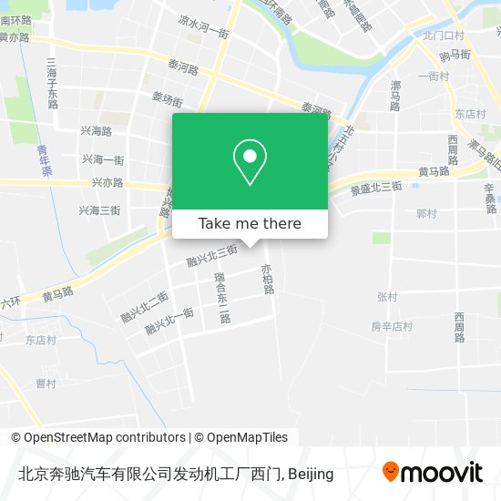 北京奔驰汽车有限公司发动机工厂西门 map