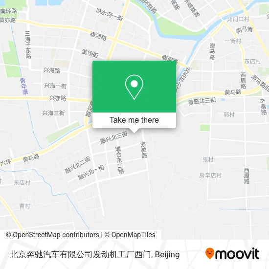 北京奔驰汽车有限公司发动机工厂西门 map