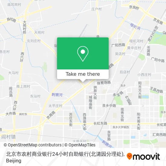 北京市农村商业银行24小时自助银行(北潞园分理处) map