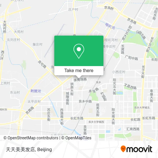 天天美美发店 map