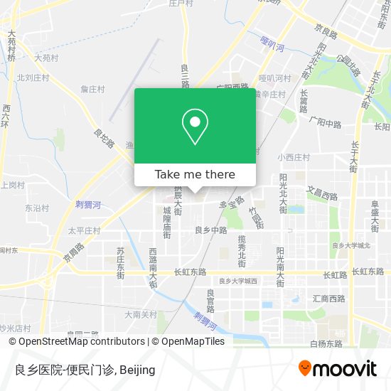 良乡医院-便民门诊 map