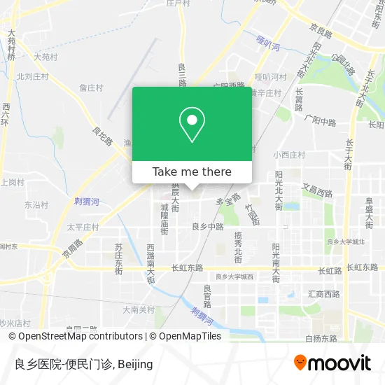 良乡医院-便民门诊 map