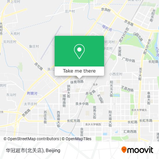 华冠超市(北关店) map
