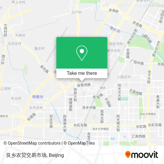 良乡农贸交易市场 map