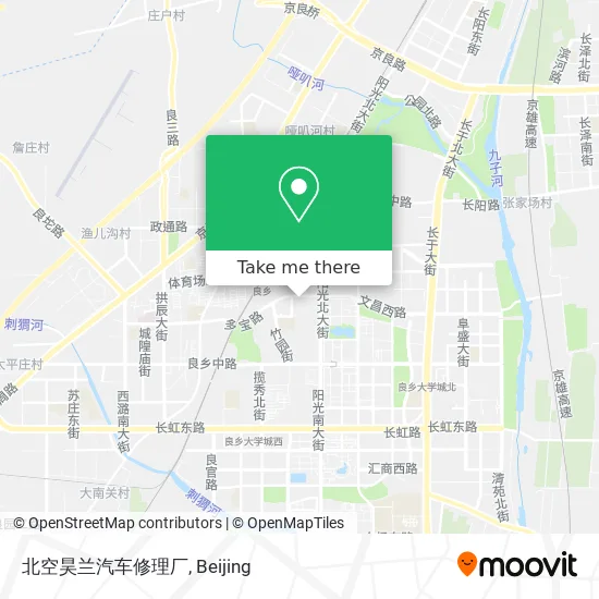 北空昊兰汽车修理厂 map